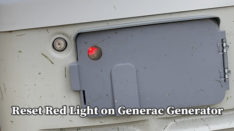 How to Reset Red Light on Generac Generator